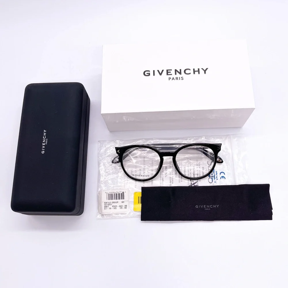 NEW GIVENCHY EYEGLASSES GIVENCHY GV0051 807 BLACK EYEWEAR GIVENCHY GV 0051 BLACK